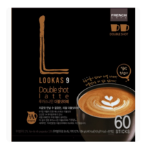 루카스나인 더블샷라떼14.9g X 60스틱 라떼스틱, 1개, 60개입