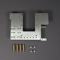 볼보트럭부품 화물차용품 금속 스테인레스 스틸 배터리 케이스 2 층 114 타미야 RC 트럭, Second floor
