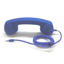 레트로 스마트폰 휴대폰 블루투스 핸드셋 수화기 방지 반투명 3.5mm 헤드셋 마이크, 03 03