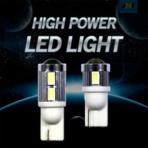 12V 24V 차량용 T10타입 하이파워 LED전구 자동차실내등 번데기전구, 24V_옐로우6발