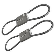 SISAV Safety Lock 4자리 케이블 콤비네이션 잠금 장치 39.9cm(15.7인치) 학교 체육관 사물함 헬멧 서류 정리 캐비닛 도구 상자 수하물 여행 가방 배낭