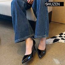 여성 스틸레토 에나멜 하이힐 구두 bt202