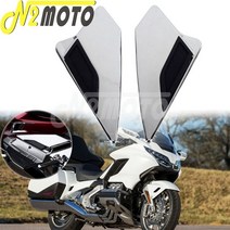 골드윙 gl1800 f6b 투어 dct 2018-2021 액세서리 1 쌍 오토바이 사이드 페어링 장식, 없음