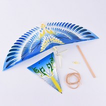 과학 실험 DIY 비행기 고무 동력기 글라이더