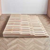편백나무 원목 4단 접이식 침대 깔판 (슈퍼싱글), 슈퍼싱글