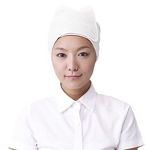 요들 사각터번 free, 화이트(5126), 2개