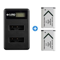 NP-BX1 LCD 듀얼 충전기+배터리2개 X3000 X3000R