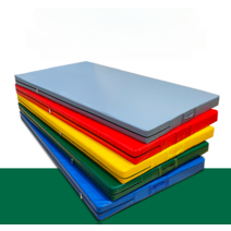 유도매트 구르기 매트 미끄럼방지 낙법매트 착지용, 2 길이 2 폭 1 두께 0.1m - 방수 PVC-50