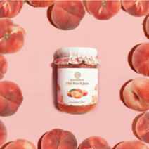 [보마르셰] 납작복숭아 잼 370g (납작복숭아잼 과일잼 복숭아잼 쨈 유럽 프리미엄), 납작복숭아잼 1병, 1개