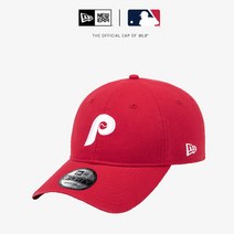 뉴에라 MLB HW 13338489 MLB 쿠퍼스타운 트윌 필라델피아 필리스 언스트럭쳐 볼캡 레드, 없음