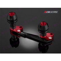 무드패싯 혼다 FORZA350 배기관 보호 범퍼 가드 머플러 슬라이더 포르자 튜닝 바이커스, 레드 + 1개