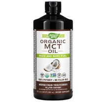 네이쳐스웨이 MCT 오일 887ml 중쇄중성지방 카프릴산 USDA 비건 그루텐프리 Capric Acid