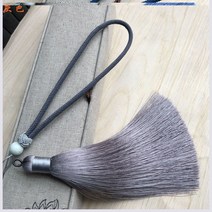 자동차 걸이형 장식품 염주 팔찌 모빌 노리개 엔틱 실크 태슬 완상 DIY악세사리 부품 1765931253, 은회색