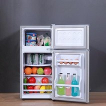 12V24V DC 냉장고 카라반 트레일러 캠핑카, 단일사이즈, 실버양문218냉동2단(에너지효율1등급)