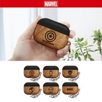 마블 우드 에어팟프로 케이스, 블랙팬서