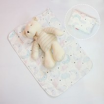 신생아 아기 방수요 휴대용 기저귀 포켓 방수패드 달님