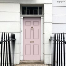 [현관문시트지] 프렌치 베이비핑크 도어시트지