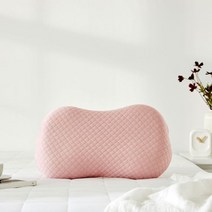 모던하우스 커버가 있는 주니어 메모리폼 베개 핑크 45*25.5*7 FP1322002, 상세 설명 참조