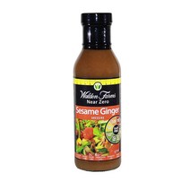 Walden Farms Salad Dressing Sesame Ginger 웰든팜스 시세미 참께 징거 셀러드 드레싱12Floz(355ml), 355ml, 1개