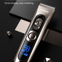 바리깡 클리퍼 이발기 바버샵 이발소 리젠트컷 투블럭 헤어컷 숏컷 KONKA 다기능 헤어 클리퍼 전문 헤어 트리머 전기 수염 트리머 헤어 커팅 머신 트리머 커터, 금, 협력사