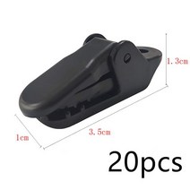 바람막이천막 캐노피 그늘막 캠핑 텐트 클램프 강화 윈드 고정 클립 로프 야외 액세서리 3 가지 크기, 02 20pcs