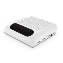 목공집진기 소형 네일 집진기 150 저소음 고출력 진공 청소기 매니큐어 전문 재료 손톱 먼지 감속기 필터, 01 White_02 EU