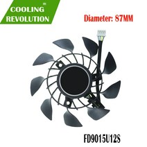그래픽 팬 FD9015U12S DC12V 0.55A 4PIN 아수스 GTX970 GTX960 GTX950 GTX760 GTX670 미니 ideo 그래픽 카, 한개옵션0