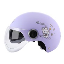 korea오토바이 헬멧 추천 남녀 사계절 킥보드 머리보호 2종소형 바이크 원동기, 싱글미러 J