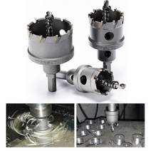 16-100mm 카바이드 팁 구멍 톱 드릴 스테인레스 강판 용 비트 커터 철 드릴링 합금 금속 절단 키트 tct 드릴 비트 473, 28mm