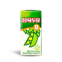 [삼육식품] 달콤한 두유B 190mlx48팩, 상세 설명 참조, 상세 설명 참조