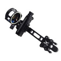 컴파운드 보우 조준경 스크린 배율 미세조정 사격용, SP017 싱글 바늘 조준경 + 6x 스코프