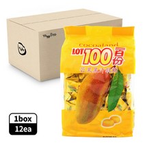 코코아랜드 LOT100 망고젤리, 1000g, 12개입