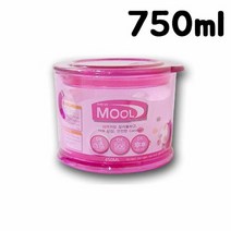 IS MOOL(물방울) 캐니스터 750ml, 핑크
