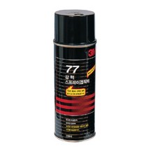 [더착한푸드]3M 77강력스프레이접착제(698ml) 시트지 접착 벽지 접착 스프레이식 접착제 자수시장용 접착제, 1