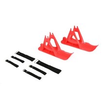 스노우보드 데크 알파인 보드 플라스틱 내구성 스키 스키 균형 자전거 스노우 썰매 스쿠터 휠 부품, 빨간색, 협력사