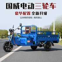 전기 바이크 오토바이 세발 삼륜 스쿠터 Guowei 자전거 트럭 무거운 왕 성인 화물 익스프레스 자동차 가정용 배터리 농업 사용, [22] Guowei/Mountain Edition [, [02] 72V 이상