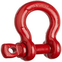 Crosby 1018605 Carbon Steel S-209 Screw Pin Anchor Shackle Self-Colored 13-1/2 Ton Working Load Li, 1, 1-3/8