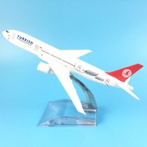터키 항공 보잉 777 300 모델 비행기 키트 생일 선물 장난감 크리스마스 16cm, Photo 색상