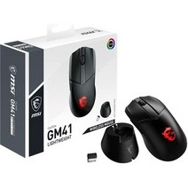 3. MSI CLUTCH GM41 LIGHTWEIGHT WIRELESS 게이밍 마우스 경량 정밀 센서 탑재 MS496 B094N6J1WP, ONE SIZE_무선 모델, 무선 모델, 상세 설명 참조0