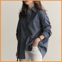 루즈핏 셔츠 니트 매치 줄무늬 스트라이프 봄 가을 여성 출근 룩 추천 옷 여자 의류 상의 여친 룩 트렌드 스타일 코디 의상 대학생 외출 패션 패셔니스타 디자인 룩북 유행