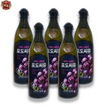 백설 포도씨유, 5개, 900ml