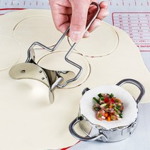 젤라또기계 소프트아이스크림기계 젤라또 기계 머신 가정용 만두 304 스테인레스 스틸 압력 스킨 몰드 핸드 푸시 컷 기계 주방 도구, 02 AB