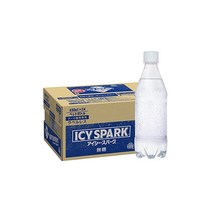 일본 음료 탄산 【강탄산】코카콜라 아이씨 스파크 from 캐나다 드라이 라벨리스 430ml PETx24병, 1케이스