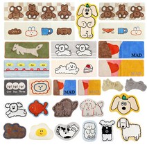 바이곰 캐릭터 발매트 / 인테리어 러그, 베이직/버니