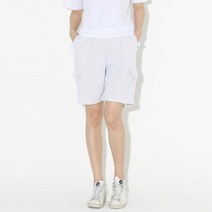 여성 4부 카고 트레이닝반바지 건빵 운동복하의 여자밴딩팬츠 캐쥬얼 숏팬츠 모던