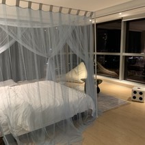 침대캐노피 북유럽 캐노피 북유럽 동굴텐트 블라인드 공주캐노피 노르딕 커튼 침대 프레임 모기장 룸, 1.2m침대, C