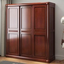 반닫이 고가구 장식장 미닫이 옷장 전 원목 홈 슬라이딩 도어 캐비닛 심플 모던, 01 1.2m 2도어[색깔댓글], 01 단문, 01 스스로 조립해야 한다