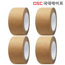 [당일발송] 크라프트테이프 48mm x 40M 종이포장 박스테이프 4개입