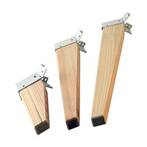 가구다리 장식장다리 레트로원목다리세트 대 브라켓 백색