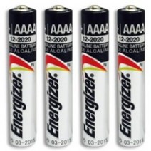 에너자이저 알카라인 배터리 1.5V 서피스펜 스타일러스펜 레이저포인터 AAAA 건전지 - 4알